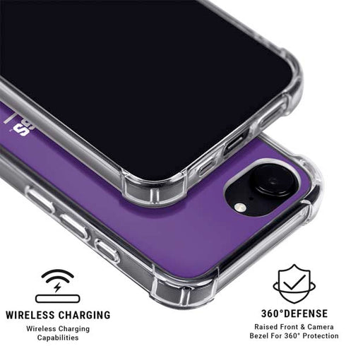 Texas Christian University Horned Frogs Fort Worth iPhone 16e Clear Case